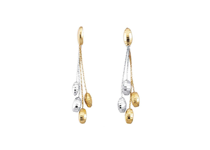 2 Tone Plated | Chandelier Earrings